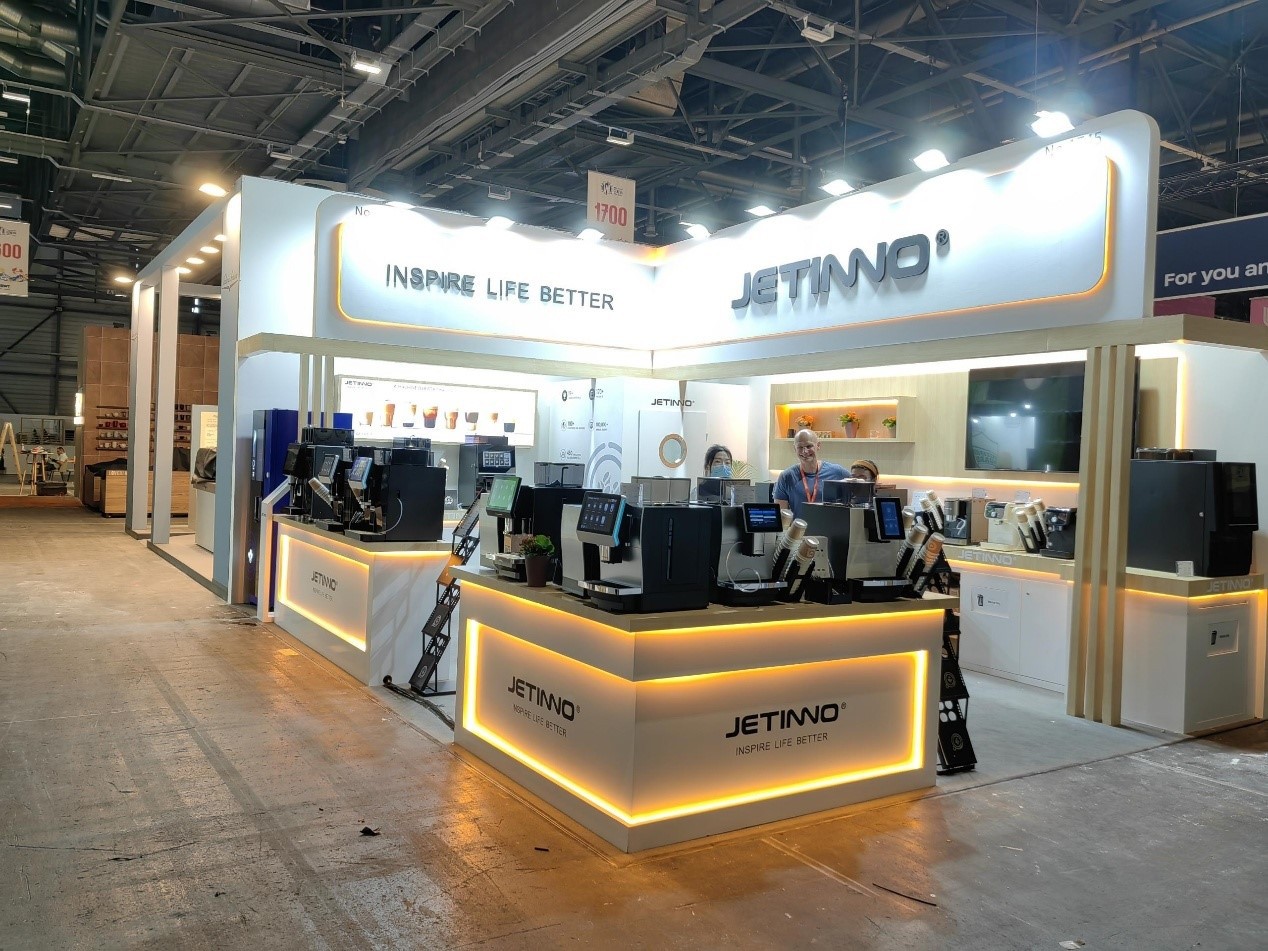 技諾全自動(dòng)咖啡機(jī)閃耀 WOC展，中國智造定義全球咖啡新高度